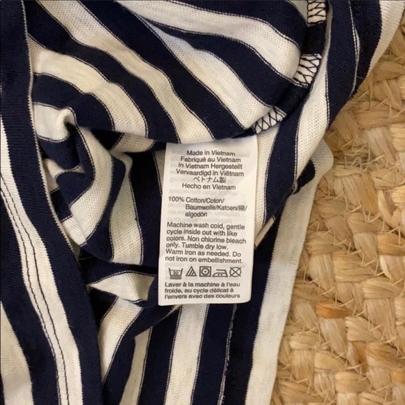 J. Crew collectors tee Flamingo Striped SMall - Picture 3 of 4